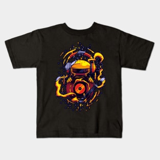 edm robot Kids T-Shirt